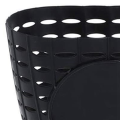 2X Kids Bicycle Basket, Children Plastic Front Handlebar Bike Basket for Storage, Black.