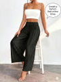 Soft & Stretchable Korean Crepe Palazzo For Women ..
