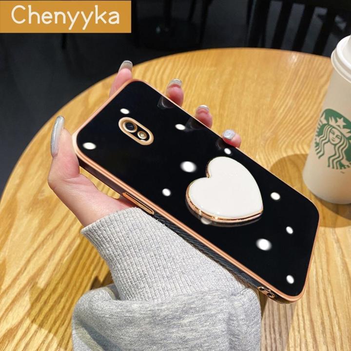 Chenyyka For Xiaomi MI Redmi 8A Case Stylish Heart Shaped Bracket
