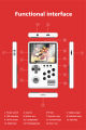 M3S Mini Handheld Game Console Players 16 bit Retro Game Console With 4G Games Card Gaming. 