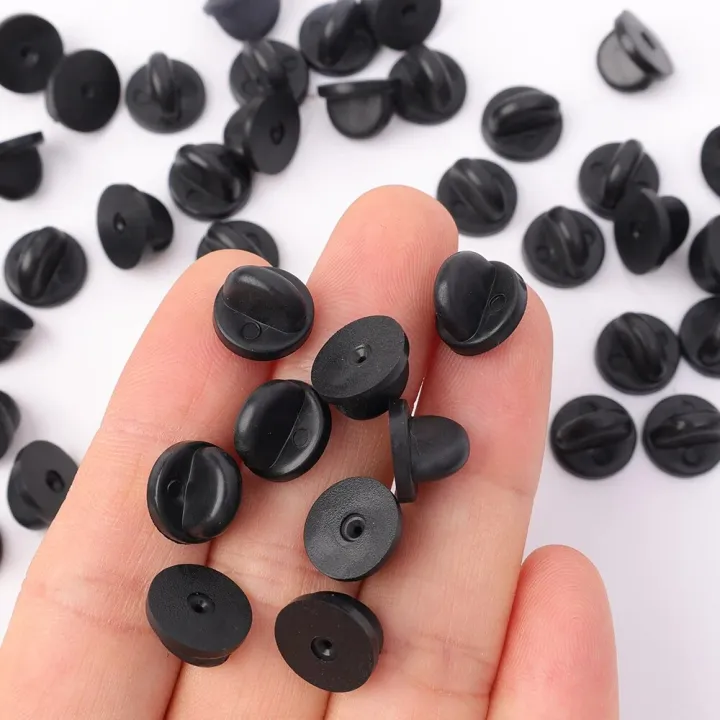 %E3%80%90Tech-savvy%E3%80%91%2050-200Pcs%20Black%20PVC%20Pin%20Backs%20Butterfly%20Clutch%20Tie%20Tack%20Lapel%20Holder%20Clasp%20Pin%20Cap%20Keeper%20for%20Uniform%20Badges%20Replacements%20-%20Image%205