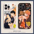 Case Cover For iPhone 11 12 13 PRO MAX MINI Casing Anime Haikyuu Shoyo Hinata Tobio Kageyama Kozume Kenma Soft Shockproof Full Protection TPU Silicone Anti-falling Japan Cartoon. 