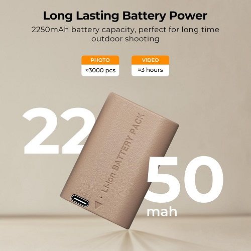 K&F%20Concept%20KF28.0022%20LP-E6NH%202250mAh%20Type-C%20Direct%20Charge%20Interface%20Camera%20Battery%20-%20Image%205