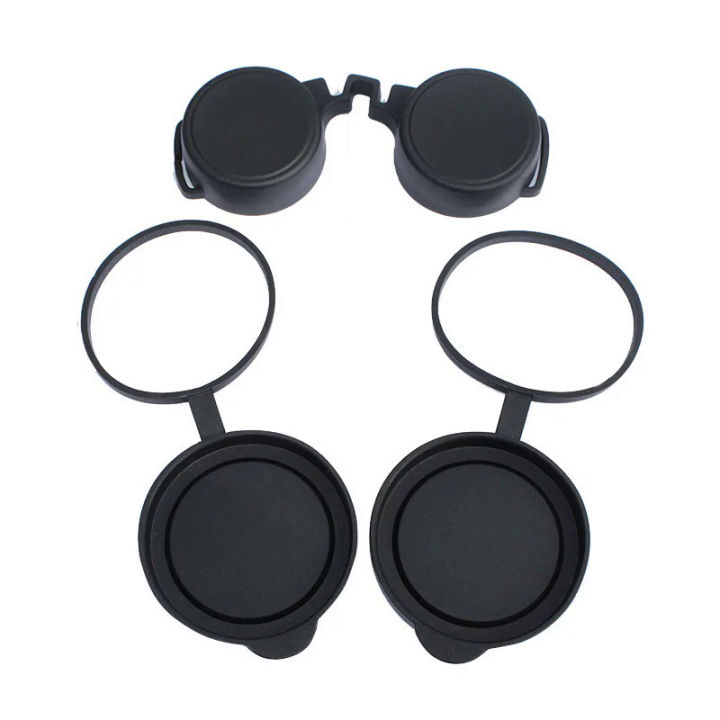 Binoculars Protective Rubber Objective Lens Caps 42mm/50mm Binocular Eyepiece Lens Cover Telescope Cover Lens Protection