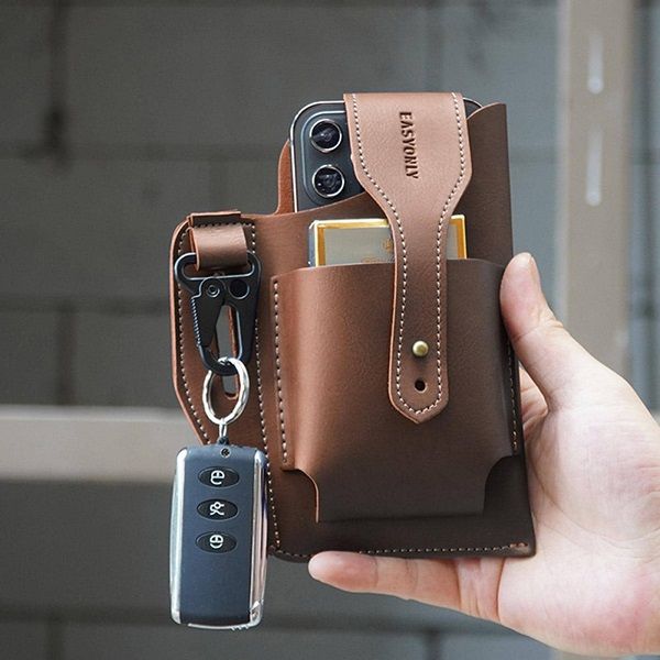 Retro Belt Waist Fashionable smart Bag For Men
