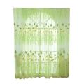 OIMG Fine Workmanship Window Treatment Wear Resistant Polyester Flower Pattern Rod Pocket Sheer Curtain Panel For Home. 