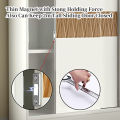 Punch-free Ultra-thin Invisible Door Stopper Sliding Door Wardrobe Door Magnetic Closer Cabinet Catch Latch. 