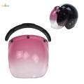 Open Face Helmet Visor Motorcycle Helmet Bubble Visor PC Lens Pink. 