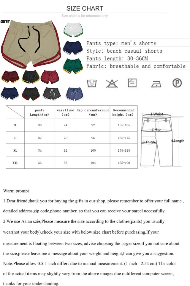 Running Shorts Men Gym Fitness Training GITF Quick Dry Beach Short