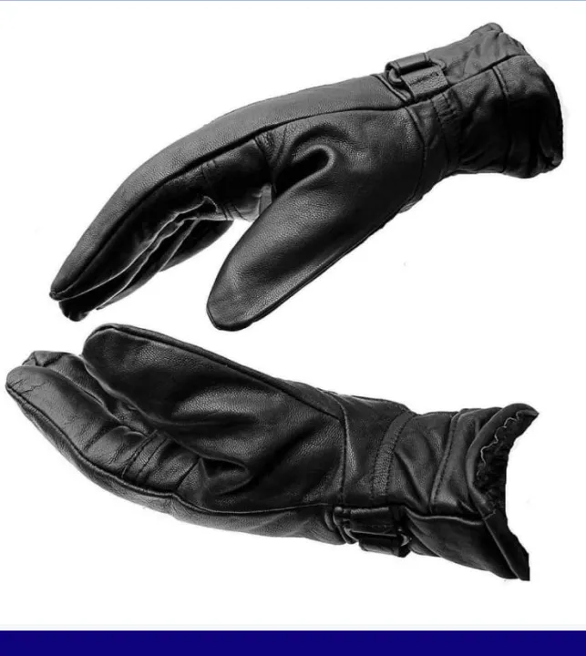 Full%20Soft%20Leather%20Finger%20Men%20Hand%20Gloves%20-Black-%201%20Pair%20-%20Image%207