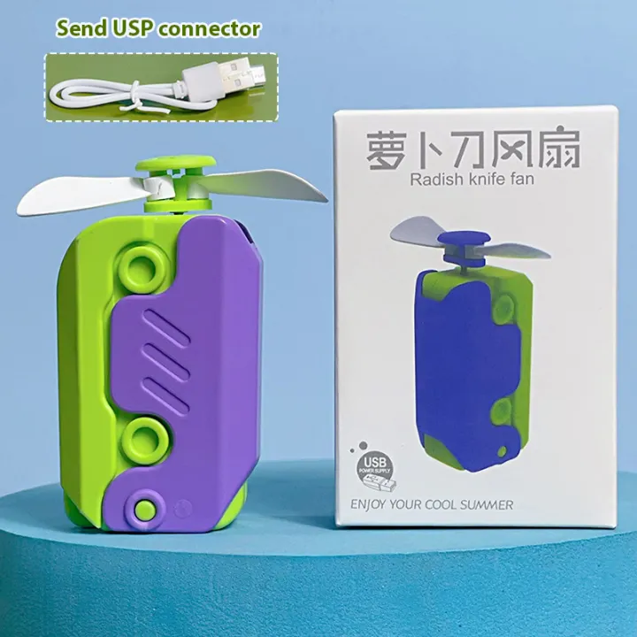 Radish%20Knife%20Small%20Fan%20Mini%20Portable%20Handheld%20Fan%20-%20Image%203