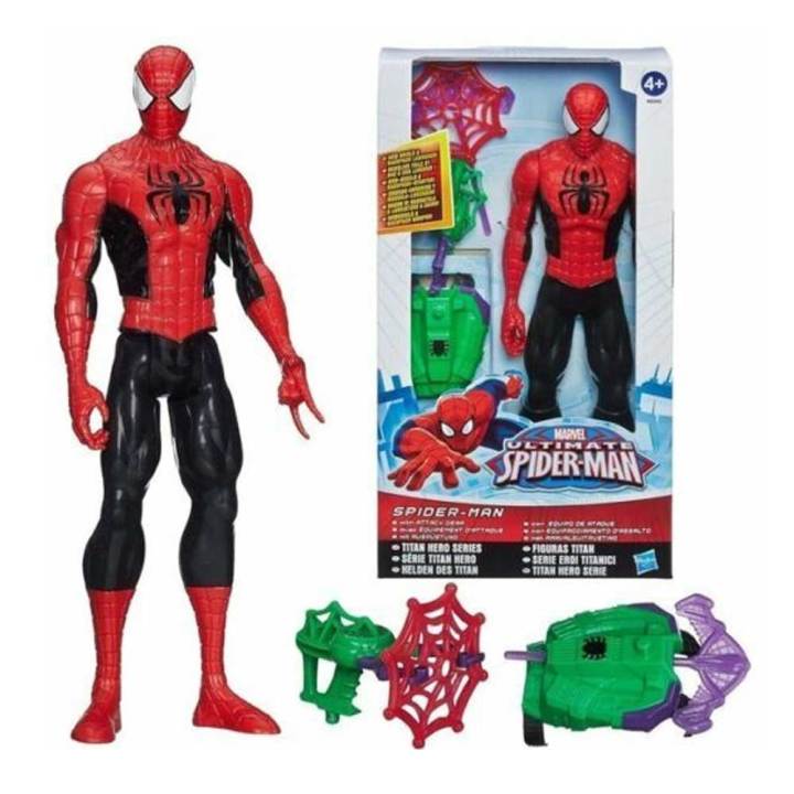 Hasbro Marvel Ultimate Spider-Man Titan Heroes series with Goblin attack gear Action Figure Gift- 12 inch