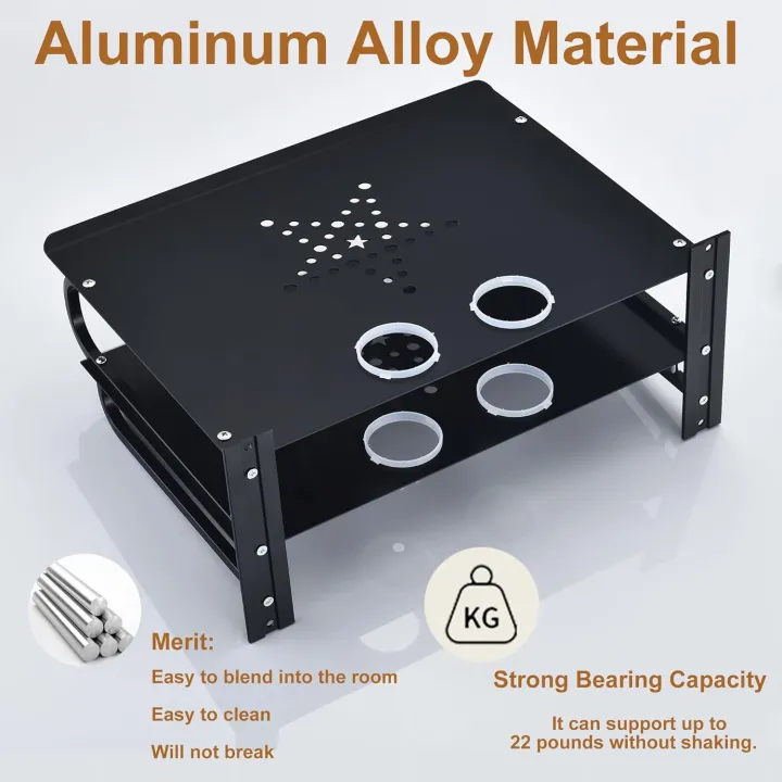 Telebrands%20As%20Seen%20on%20TV%20Wireless%20Router%20Storage%20Box,%20Black%20TV%20Set%20Top%20Box%20Rack%20Router%20Storage%20Rack%20Wall%20Tray%20Free%20Punch%20Wall%20Mount%20Router%20Efficient%20Holder%20Home%20Decoration%20-%20Image%202