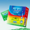 GJG Bold Love Ultra-Thin Texture Pure Adult Birth Control with Lubrication Condoms - 3pc/Box. 