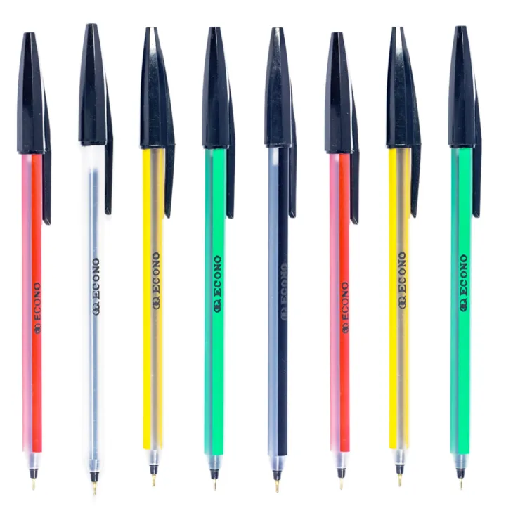 Econo%20Ball%20Pen%20-%20Pack%20Of%2030%20Pens%20-%20Black%20ink%20color%20-%20Gives%20impression%20of%20a%20pencil%20-%20Long%20Usage%20-%20Classic%20Looking%20-%20Multicolor%20body%20-%20Image%205