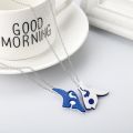League Legends LOL Kindred Eternal Hunters XAYAH and RAKAN Couples Necklaces Women men Accessories Lover Gift. 