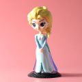 Q Posket Princess Disney Doll Elsa Anna Ariel Figure Toys Dolls Toys Cake Decoration Birthday Party Kids Gift Xmas Halloween.