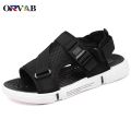 Men Sandals Soft Comfortable Non-Slip Men Shoes High Quality Woven Beach Sandals Mens Gladiator Sandals Summer Casual Flat Shoes.