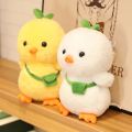 25cm Creative Small Yellow Chicken Stuffed Animal Plush Toy Cute Backpack Chick Plush Doll Boy Girl Birthday Gifts Room Decor. 