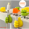Multifunctional Clip Holder Thumb Hooks Wire Organizer Wall Hooks Hanger Strong Wall Holder for Kitchen Bathroom.