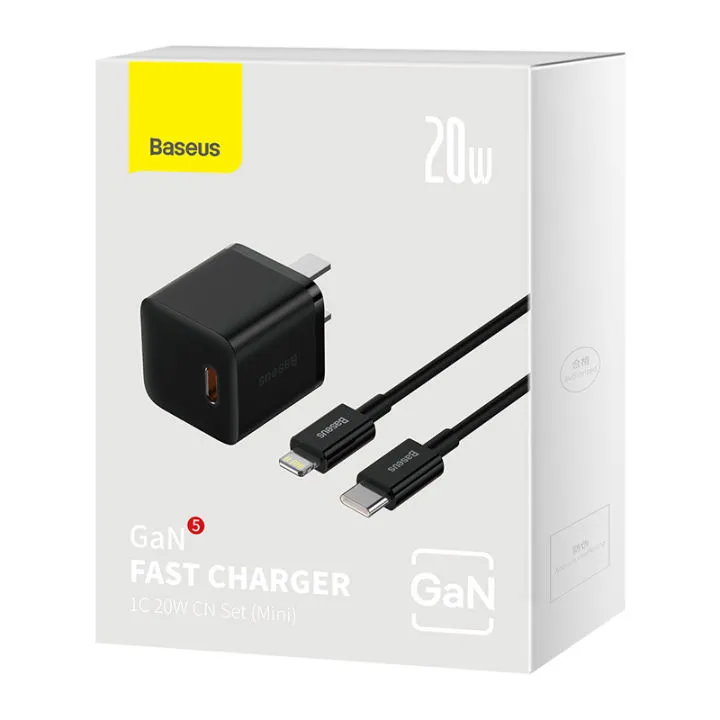 Baseus%2020W%20GaN5%20Fast%20Charger%20mini%20Type%20c%20With%20Lightning%20Cable-Baseus%20GaN5%20Fast%20Charger%201C%2020W%20USB%20Type%20C%20Charger%20Support%20Type%20C%20PD%20Fast%20Charging%20Data%20Cable%20For%20iPhone%2014%2013%20Pro%20Max%20-%20Image%204