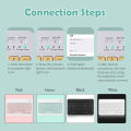 10inch Bluetooth Wireless Keyboard/Mouse Portable Ultrathin Lightweight For iPad Tablet Android Cellphone Laptop.