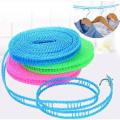 5M Outdoor Windproof Clothesline Travel Retractable Rope Washing Line, Outdoor Camping Drying Clothes Hanger Rack Line. 