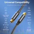 Vention Optical Audio Cable Fiber Digital for Blu-ray CD DVD Toslink Digital SPDIF Cable for Xbox Soundbar Fiber Optic Cable. 