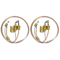 2X Natural Gas Water Heater Parts Pilot Assembly and Thermocouple.