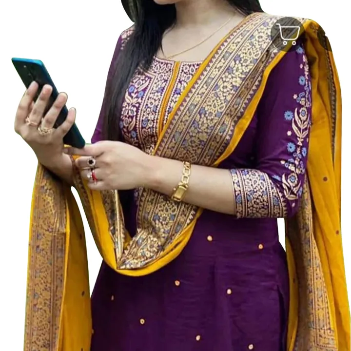 Unstitched%20Cotton%20Afsan%20Print%20Three%20Piece%20For%20Women%20-%20Classic%20Comfortable%20Ethnic%20Wear%20-%20Image%202