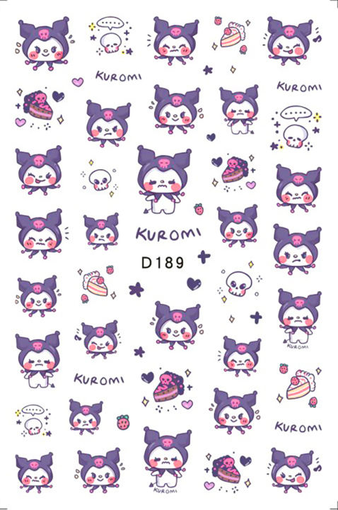 New%20Cartoon%20Kuromi%20Nail%20Decals%20Stickers%20For%20Nails%20Sanrio%20Series%20Hello%20Kitty%20Melody%20Nail%20Stickers%20Nail%20Art%20Accessories%20-%20Image%205