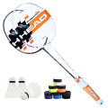 HEAD Badminton Racket-light weight Half jointless Badminton Racket with string and grip free. 