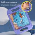 Maze Puzzle Double Balance Ball Board Game For Kids Brain Game Children 3D Educational Toy Ben 10 Frozen Designs.