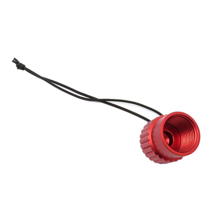 Scuba Diving Threaded Dust Cap Din 5/8-14NPS Dust Cap Aluminium Dust Cap Tank Valve End Cap Accessory Part Red