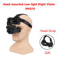 NVG10 Helmet Night Vision Goggle 1920x1080p Green Tactical Head Night Vision Monocular WiFi IP66 Hunting Night Vision Device. 