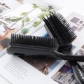 1pc Black Detangling Hair brush 9rows slicked-back pompadour Detangle Hair comb hairdressing salon styling tools long handle. 
