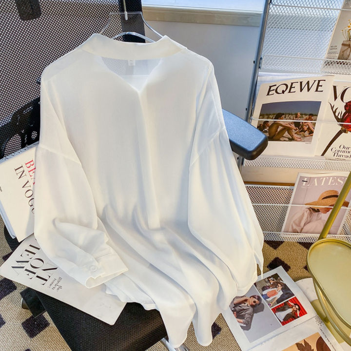 Summer%20New%20Chiffon%20Sun%20Protection%20Shirt%20Women's%20Korean%20Style%20Loose%20Mid-Length%20UV%20Protection%20Outerwear%20Thin%20Open%20-%20Image%204