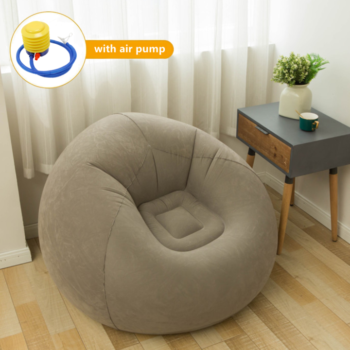【Exclusive Limited Edition】 Large Lazy Inflatable Sofa Chairs PVC Lounger Seat Bean Bag Sofas Pouf Puff Couch Tatami Living Room Supply Outdoor Camping