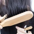 Pro Hairdressing Straightener Hairbrush Nylon Hair Straightening Double Brushes V Shape Comb Clamp Styling Tools DIY. 