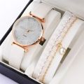 2pcs Set Womens Watches Female Clock Luxury Brand Design Women Watches Simple Fashion Ladies Watches Relogio Feminino. 