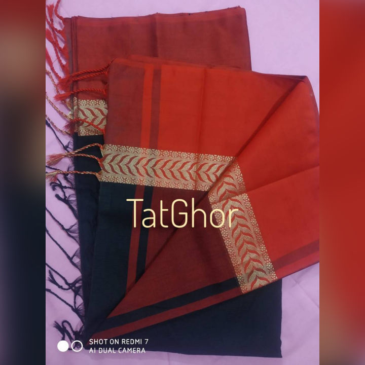 Black%20&%20Red%20Elegance:%20Trendy%20Weightless%20Dhansiri%20Cotton%20Saree%20-%20A%20Diverse%20Collection%20of%20Saree%20for%20Every%20Occasion%20-%20Image%203