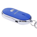 【Limited stock】 Blue Anti-Lost Key Finder Keychain Whistle Beep Sound Alarm LED Light.
