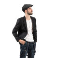 Fashion Outdoor Linen Beret Hat Men's Classic Retro Casual Octagonal Cap.