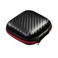 5-1PC KZ Earphones Case QKZ Wired Earphone Storage Case Portable Earbuds Headset Bag Anti-Pressure Charging Cable Organizer Bags.