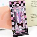 6Pcs/Set Sanrio Kuromi 0.5mm Gel Pens Set Cute Kawaii press gel pen Cartoon School Hello Kitty Student Stationery Supplies Gift.