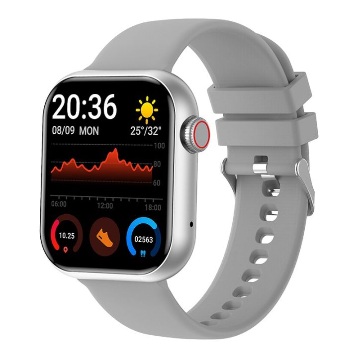 Tinzzi Smart Watch 1.83 " HD Big Screen Smartwatch COB Full Touch Interaction Wireless Charging Watches for Men Women