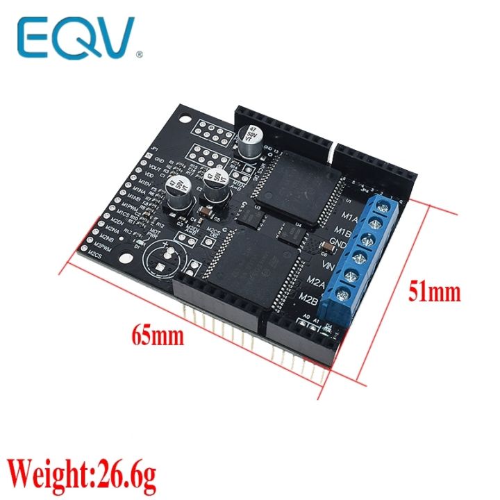 VNH5019%2030A%20Dual%20High%20Power%20DC%20Motor%20Driver%20Shield%20Compatible%20with%20ARDUINO%20(Environmental%20Protection)%20VNH2SP30%20upgrade%20-%20Image%207
