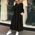 Muslim Abayas For Women Dubai Vintage Arabic Girl's Wear Hot Dresses Robe Caftan Kimono Femme élégant Musulman Islam. 
