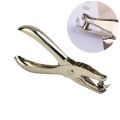 Deli 0114 Office 6mm 1-Hole handheld punch Mini 0ne hole handheld punch 8 sheets punch.