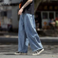 Men Jeans Wide Leg Denim Cargo jean pants Loose Straight Baggy Men's Jeans hip hop Streetwear Skateboard Neutral denim Trousers. 